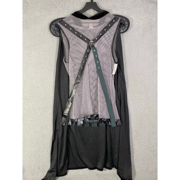 ROMA Men’s Warrior Costume 6166 Small Black Grey Mesh Dark Realm Warrior - Picture 12 of 15